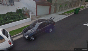 February 2015 Google street view of Mr. Wilson’s home with Ms. Vasquez’s Mercedes parked in front .